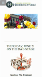 Mobile Screenshot of downtownhendersonville.org